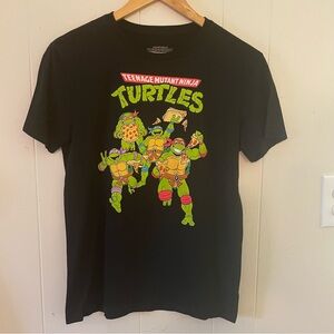 Teenage Mutant Ninja Turtles Black T-Shirt Small